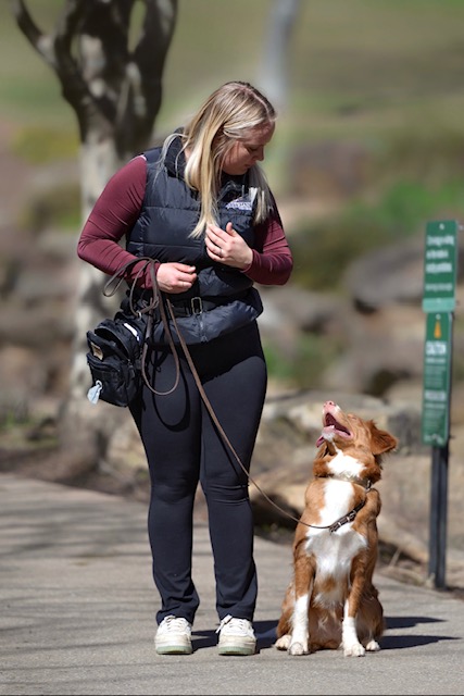 image0 megan shevlin, assistant dog trainer and Leo