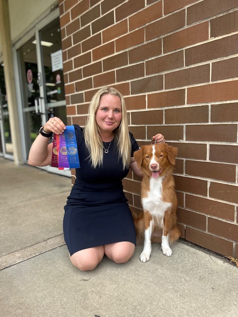 image4 megan shevlin, assistant dog trainer and Leo