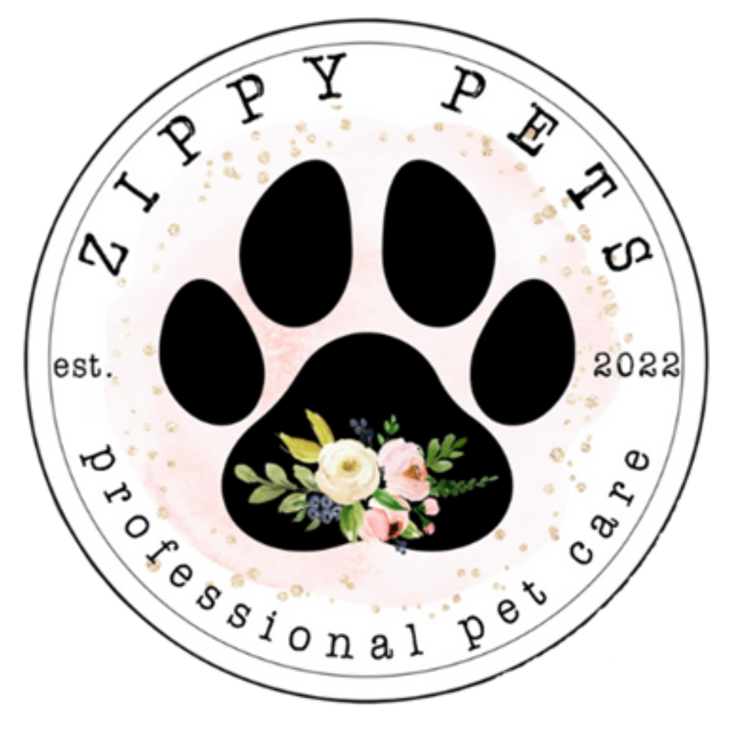Zippy Pets female working remotely from home with dog